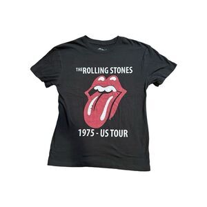 The Rolling Stones 1975 US Tour Graphic Tee Size Small